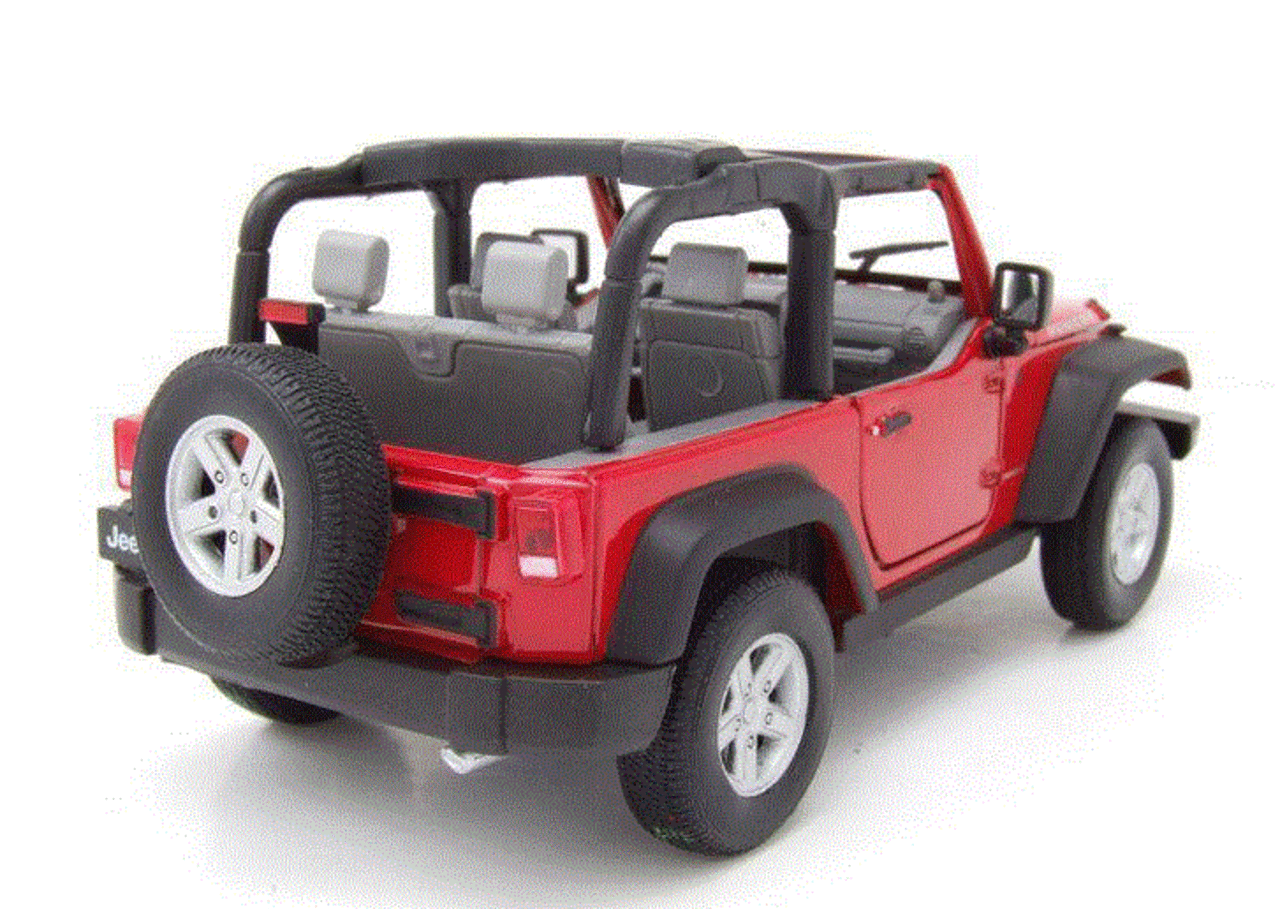 Jeep Wrangler Rubicon open roof 2007 - 1:24 - Welly - HMKT