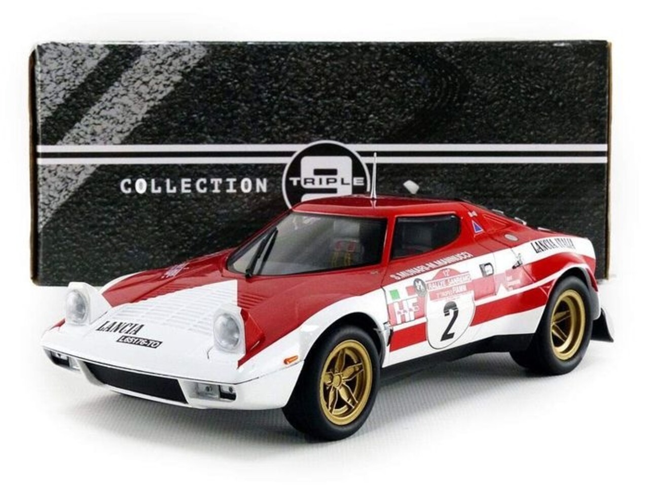 Lancia Lancia Stratos #2 Winner Rallye Sanremo 1974 - 1:18 - Triple 9 Collection Lancia Lancia Stratos #2 Winner Rallye Sanremo 1974 - 1:18 - Triple 9 Collection