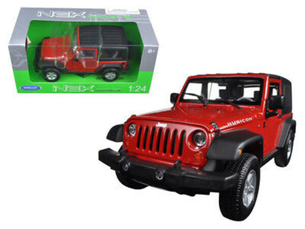Jeep Jeep Wrangler Rubicon closed soft top 2007 - 1:24 - Welly