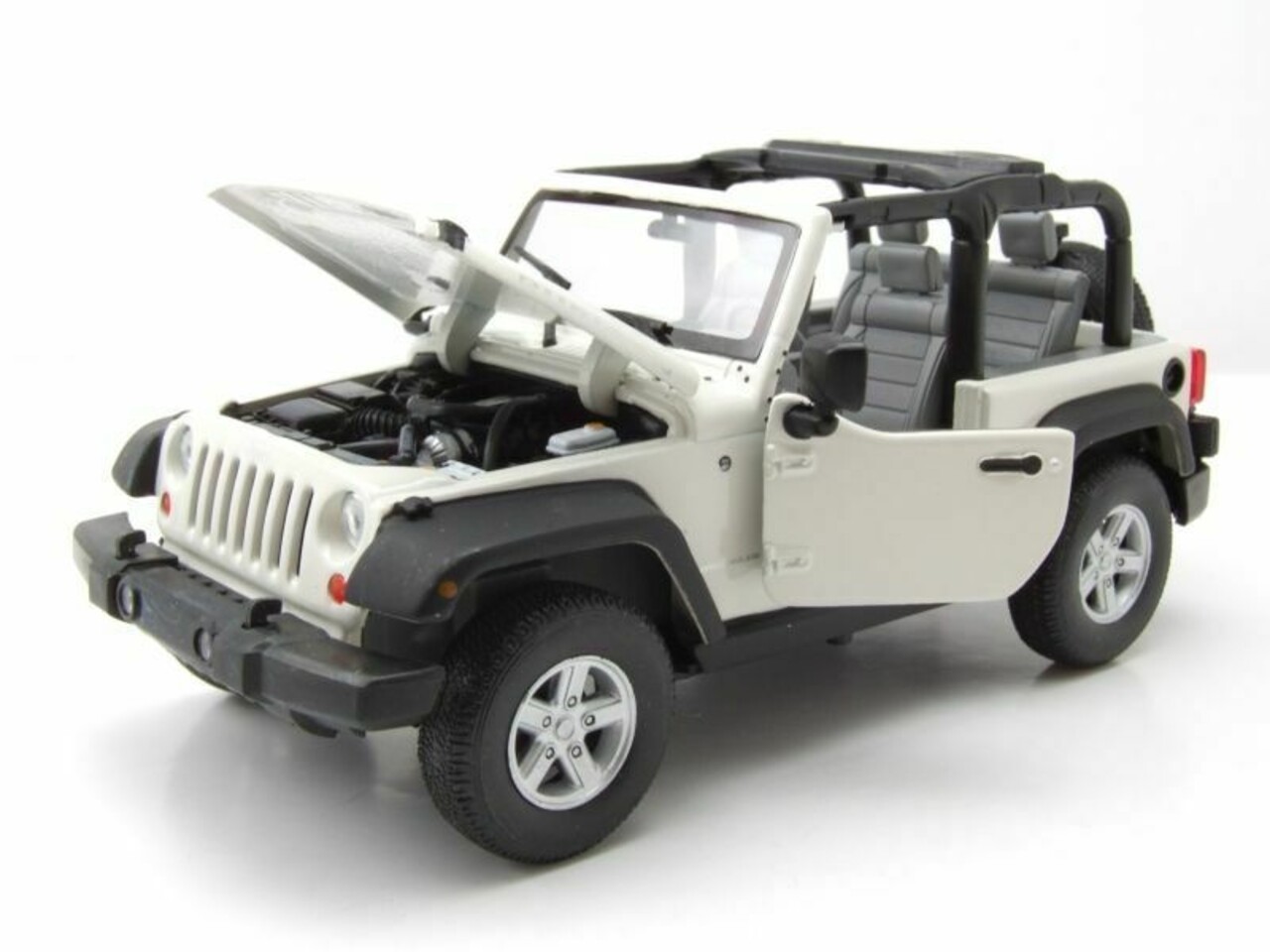 Jeep Jeep Wrangler Rubicon  open roof 2007 - 1:24 - Welly