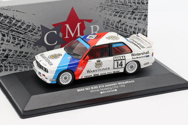 BMW BMW M3 (E30) #14 Winner Norisring DTM 1992 - 1:43 - CMR Classic Model Replicars BMW BMW M3 (E30) #14 Winner Norisring DTM 1992 - 1:43 - CMR Classic Model Replicars