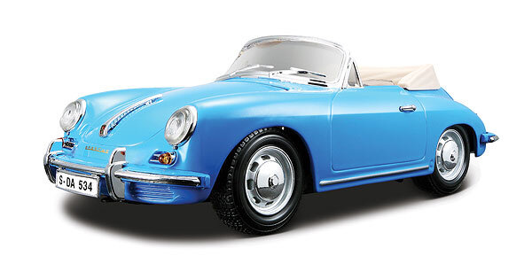 Porsche Porsche 356 B Cabriolet 1961 - 1:18 - Bburago Porsche Porsche 356 B Cabriolet 1961 - 1:18 - Bburago