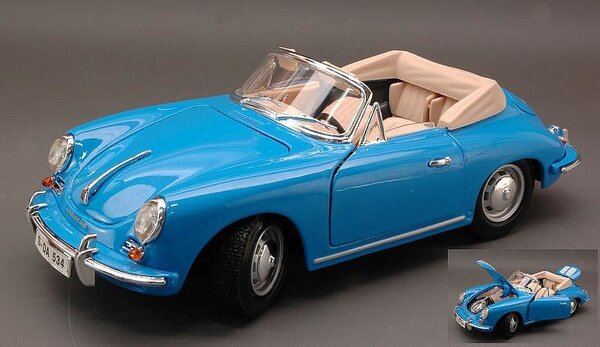 Porsche Porsche 356 B Cabriolet 1961 - 1:18 - Bburago Porsche Porsche 356 B Cabriolet 1961 - 1:18 - Bburago