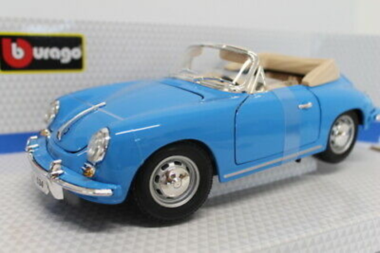 Porsche Porsche 356 B Cabriolet 1961 - 1:18 - Bburago Porsche Porsche 356 B Cabriolet 1961 - 1:18 - Bburago