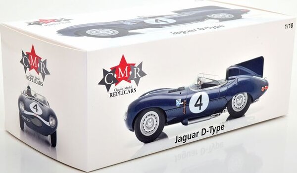 Jaguar Jaguar D-Type #4 Winner 24h Le Mans 1956 - 1:18 - CMR Classic Model Replicars Jaguar Jaguar D-Type #4 Winner 24h Le Mans 1956 - 1:18 - CMR Classic Model Replicars