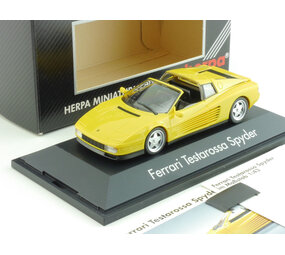 Ferrari Ferrari Testarossa Spyder - 1:43 - Herpa Ferrari Ferrari Testarossa Spyder - 1:43 - Herpa