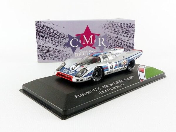 Porsche Porsche 917 K #3 Winner 12h Sebring 1971 - 1:43 - CMR Classic Model Replicars Porsche Porsche 917 K #3 Winner 12h Sebring 1971 - 1:43 - CMR Classic Model Replicars