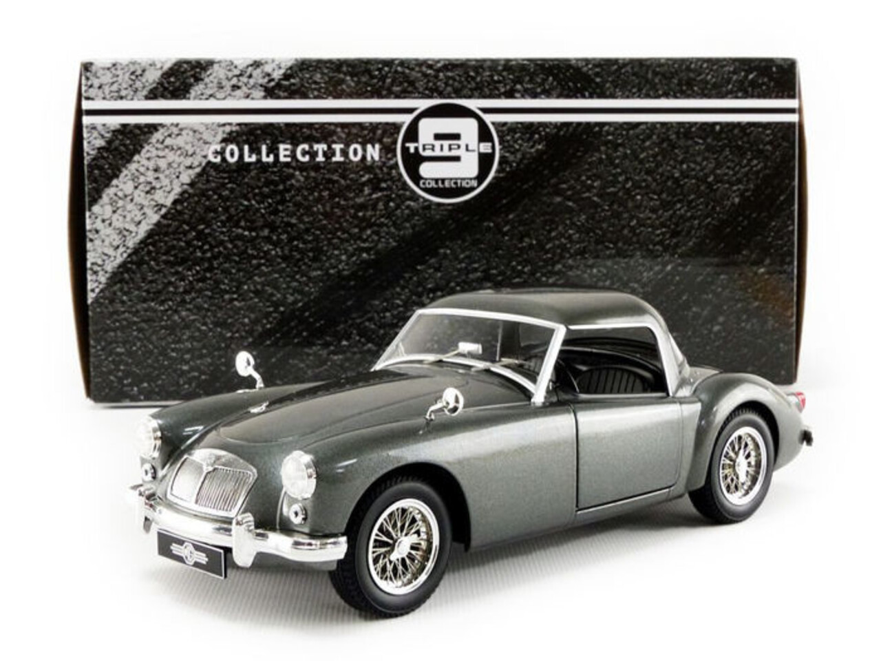 MG MGA MKI A1500 Closed 1957 - 1:18 - Triple 9 Collection