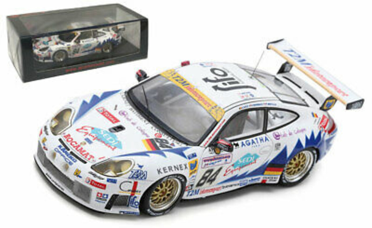 Porsche Porsche 911 / 996 GT3 RS #84 T2M Motorsport 24h Le Mans 2003 - 1:43 - Spark Porsche Porsche 911 / 996 GT3 RS #84 T2M Motorsport 24h Le Mans 2003 - 1:43 - Spark