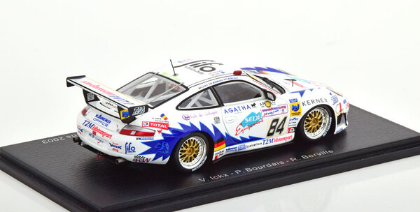 Porsche Porsche 911 / 996 GT3 RS #84 T2M Motorsport 24h Le Mans 2003 - 1:43 - Spark Porsche Porsche 911 / 996 GT3 RS #84 T2M Motorsport 24h Le Mans 2003 - 1:43 - Spark