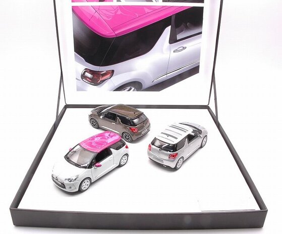 Citroen Citroen 3x DS 3 - Collection 2012 (Set) - 1:43 - Norev Citroen Citroen 3x DS 3 - Collection 2012 (Set) - 1:43 - Norev