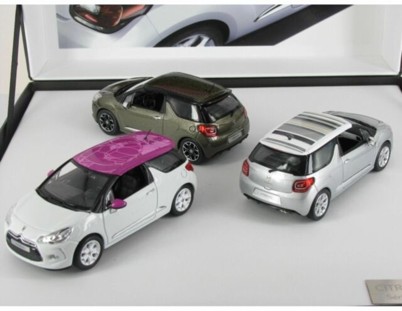 Citroen Citroen 3x DS 3 - Collection 2012 (Set) - 1:43 - Norev Citroen Citroen 3x DS 3 - Collection 2012 (Set) - 1:43 - Norev