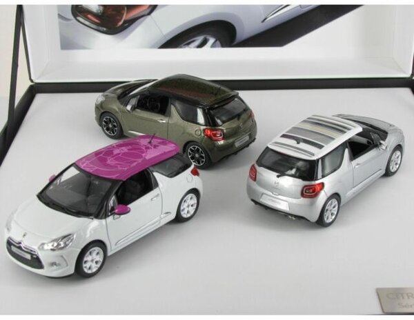 Citroen Citroen 3x DS 3 - Collection 2012 (Set) - 1:43 - Norev Citroen Citroen 3x DS 3 - Collection 2012 (Set) - 1:43 - Norev