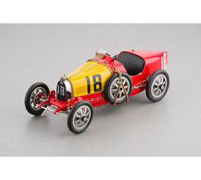 Formule 1 Bugatti Type 35 #18 National Colour Project Spain 1924 - 1:18 - CMC Formule 1 Bugatti Type 35 #18 National Colour Project Spain 1924 - 1:18 - CMC