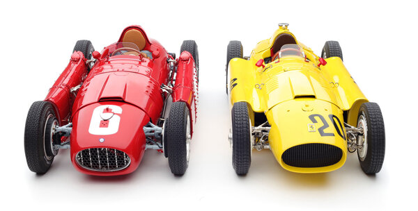Formule 1 Ferrari (Set) Ferrari D50 #20 6th GP Belgium 1956 + Lancia D50 #6 Winner GP Torino 1955 - 1:18 - CMC
