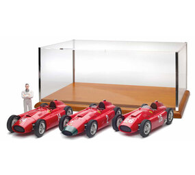 Formule 1 Ferrari  (Set) Ferrari D50 Short Nose #14 GP France 1956 + Ferrari  D50 Long Nose #2 GP Germany 1956 + Ferrari D50 Short Nose #26 GP Italy 1956 + Figure - 1:18 - CMC