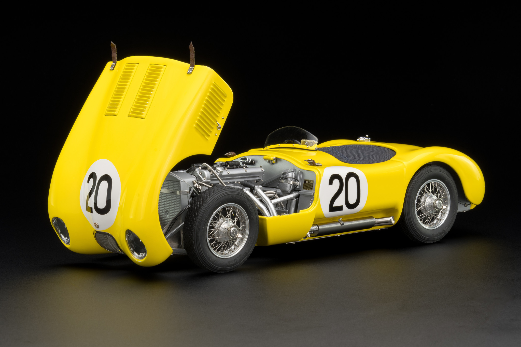 TM18303D – TECNOMODEL MYTHOS 1/18 - JAGUAR C-Type Longtail - 24h Le Mans 1952 - Little Bolide