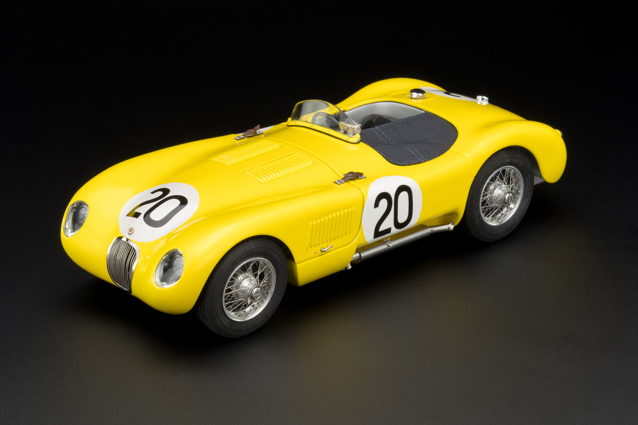 Jaguar Jaguar C-Type Spider #20 Team Jaguar Racing 24h Le Mans 1953 - 1:18 - CMC