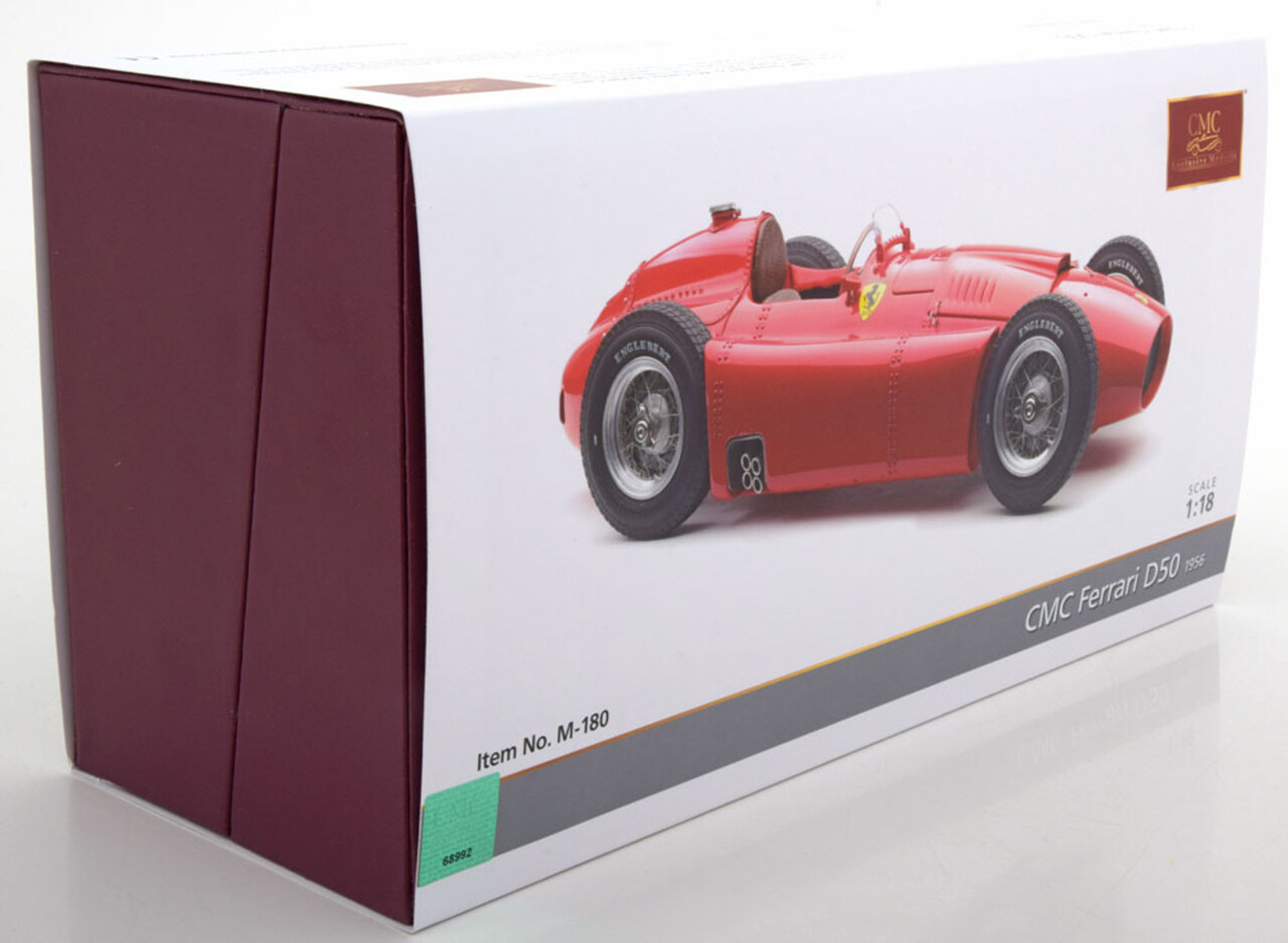 Formule 1 Ferrari D50 #0 Press 1956 (Integrated Tanks) - 1:18 - CMC