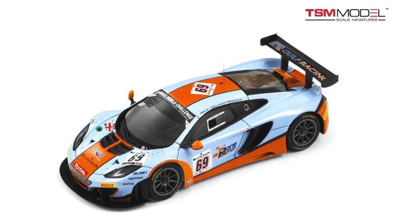 McLaren McLaren MP4-12C GT3 #69 Team  Gulf Racing 24h of Spa 2013 - 1:43 - TrueScale Miniatures