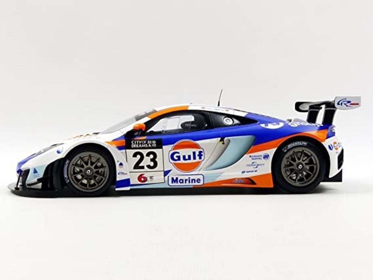 McLaren McLaren MP4-12C #23 Team Gulf United Autosport 2nd Macau GT Cup 2013 - 1:18 - TrueScale Miniatures