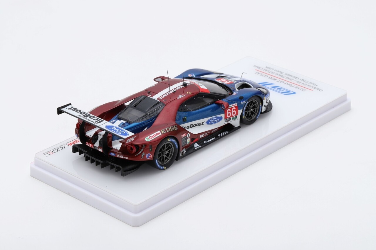 Ford Ford GT GTLM #66 IMSA 24h Daytona GTLM Class 2nd Ford Chip Ganassi Team USA 2018 - 1:43 - TrueScale Miniatures Ford Ford GT GTLM #66 IMSA 24h Daytona GTLM Class 2nd Ford Chip Ganassi Team USA 2018 - 1:43 - TrueScale Miniatures