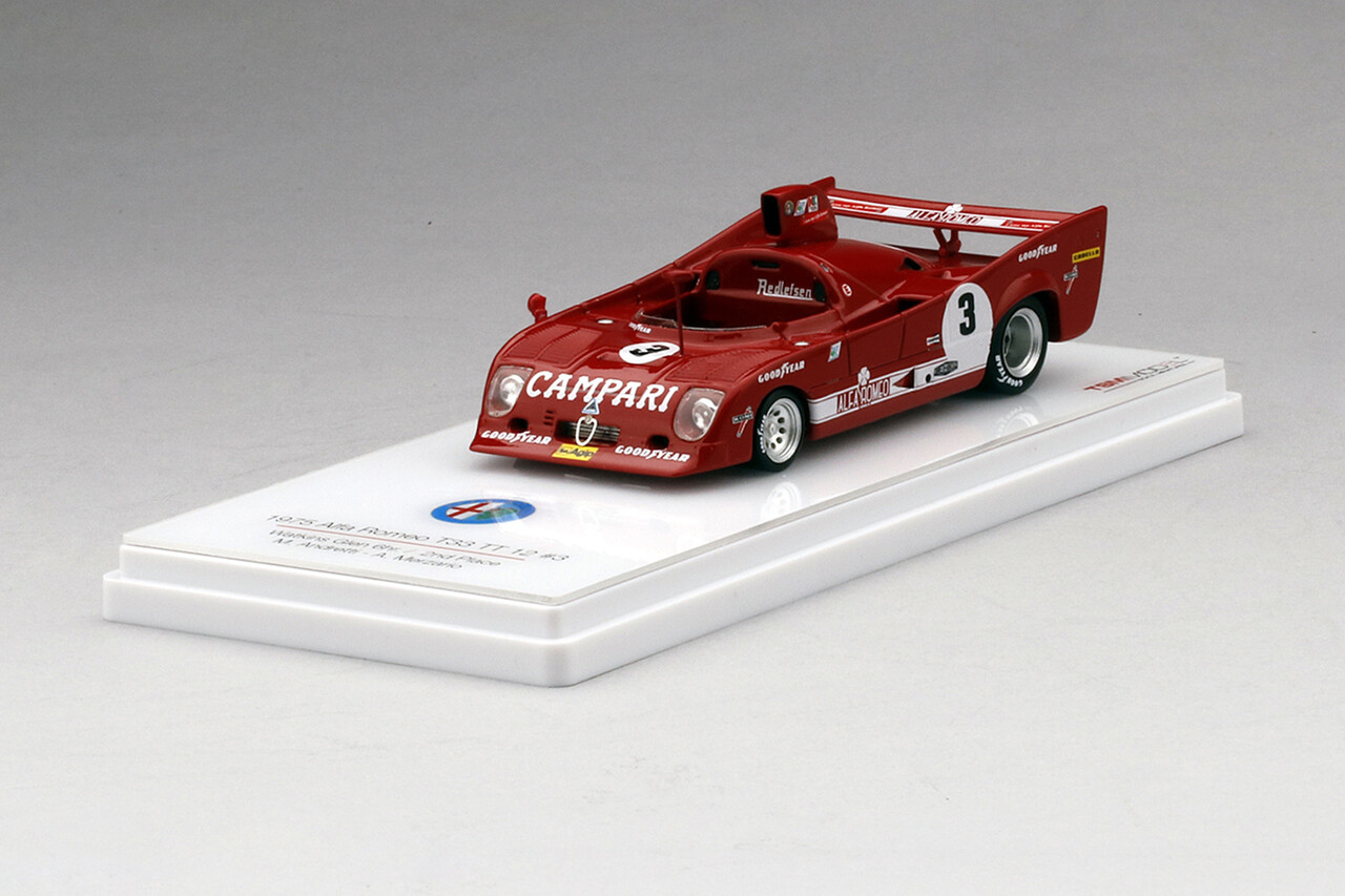 Alfa Romeo Alfa Romeo Tipo 33 TT12 #3 2nd 6h Watkins Glen 1975 - 1:43 - TrueScale Miniatures Alfa Romeo Alfa Romeo Tipo 33 TT12 #3 2nd 6h Watkins Glen 1975 - 1:43 - TrueScale Miniatures