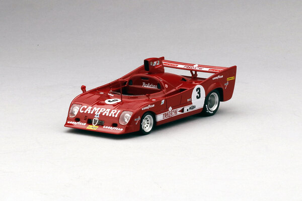 Alfa Romeo Alfa Romeo Tipo 33 TT12 #3 2nd 6h Watkins Glen 1975 - 1:43 - TrueScale Miniatures Alfa Romeo Alfa Romeo Tipo 33 TT12 #3 2nd 6h Watkins Glen 1975 - 1:43 - TrueScale Miniatures