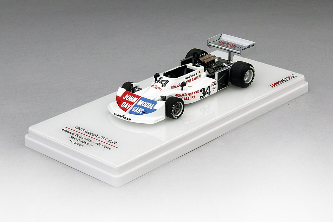 Formule 1 March 761 #34 4th GP Monaco 1976 - 1:43 - TrueScale Miniatures Formule 1 March 761 #34 4th GP Monaco 1976 - 1:43 - TrueScale Miniatures