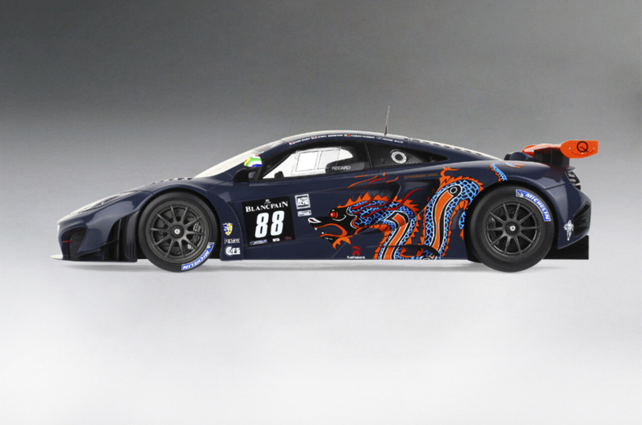 McLaren McLaren MP4-12C GT3 #88 Team Von Ryan Racing 9th 24h Spa 2012 - 1:18 - TrueScale Miniatures McLaren McLaren MP4-12C GT3 #88 Team Von Ryan Racing 9th 24h Spa 2012 - 1:18 - TrueScale Miniatures