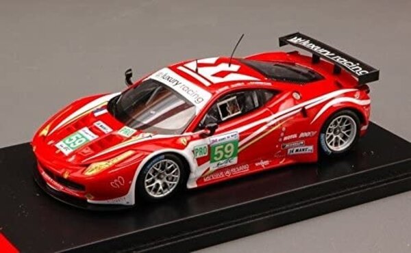 Ferrari Ferrari 458 Italia 8C GTE #59 Pro Team Luxury Racing 2nd 24h Le Mans 2012 - 1:43 - TrueScale Miniatures Ferrari Ferrari 458 Italia 8C GTE #59 Pro Team Luxury Racing 2nd 24h Le Mans 2012 - 1:43 - TrueScale Miniatures