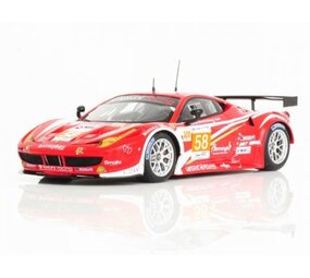 Ferrari Ferrari 458 Italia 8C GTE #58 AM Team Luxury Racing  24h Le Mans 2012 - 1:43 - TrueScale Miniatures Ferrari Ferrari 458 Italia 8C GTE #58 AM Team Luxury Racing  24h Le Mans 2012 - 1:43 - TrueScale Miniatures
