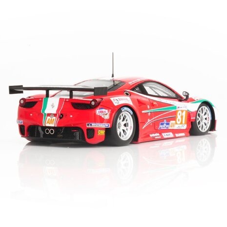 Ferrari Ferrari 458 Italia 8C GTE #81 Pro Team AF Corse 24h Le Mans 2012 - 1:43 - TrueScale Miniatures Ferrari Ferrari 458 Italia 8C GTE #81 Pro Team AF Corse 24h Le Mans 2012 - 1:43 - TrueScale Miniatures