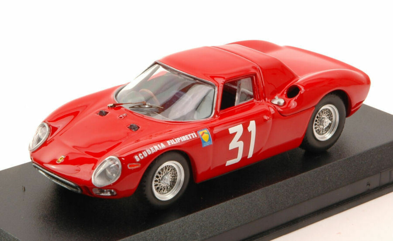 Ferrari Ferrari 250 LM RHD #31 Scuderia Filipinetti Coppa Inter Europa Winner GP Monza 1964 - 1:43 - Best Model Ferrari Ferrari 250 LM RHD #31 Scuderia Filipinetti Coppa Inter Europa Winner GP Monza 1964 - 1:43 - Best Model