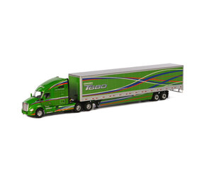 Kenworth Kenworth T680 6x4 + Box Trailer 2 Axle - 1:50 - WSI Models Kenworth Kenworth T680 6x4 + Box Trailer 2 Axle - 1:50 - WSI Models