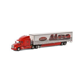 Peterbilt Peterbilt 579 6x4 + Box Trailer 2 Axle - 1:50 - WSI Models Peterbilt Peterbilt 579 6x4 + Box Trailer 2 Axle - 1:50 - WSI Models