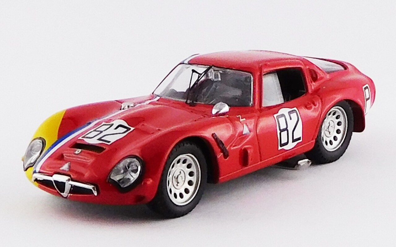 Alfa Romeo Alfa Romeo TZ2 #82 Nürburgring 1967 - 1:43 - Best Model Alfa Romeo Alfa Romeo TZ2 #82 Nürburgring 1967 - 1:43 - Best Model