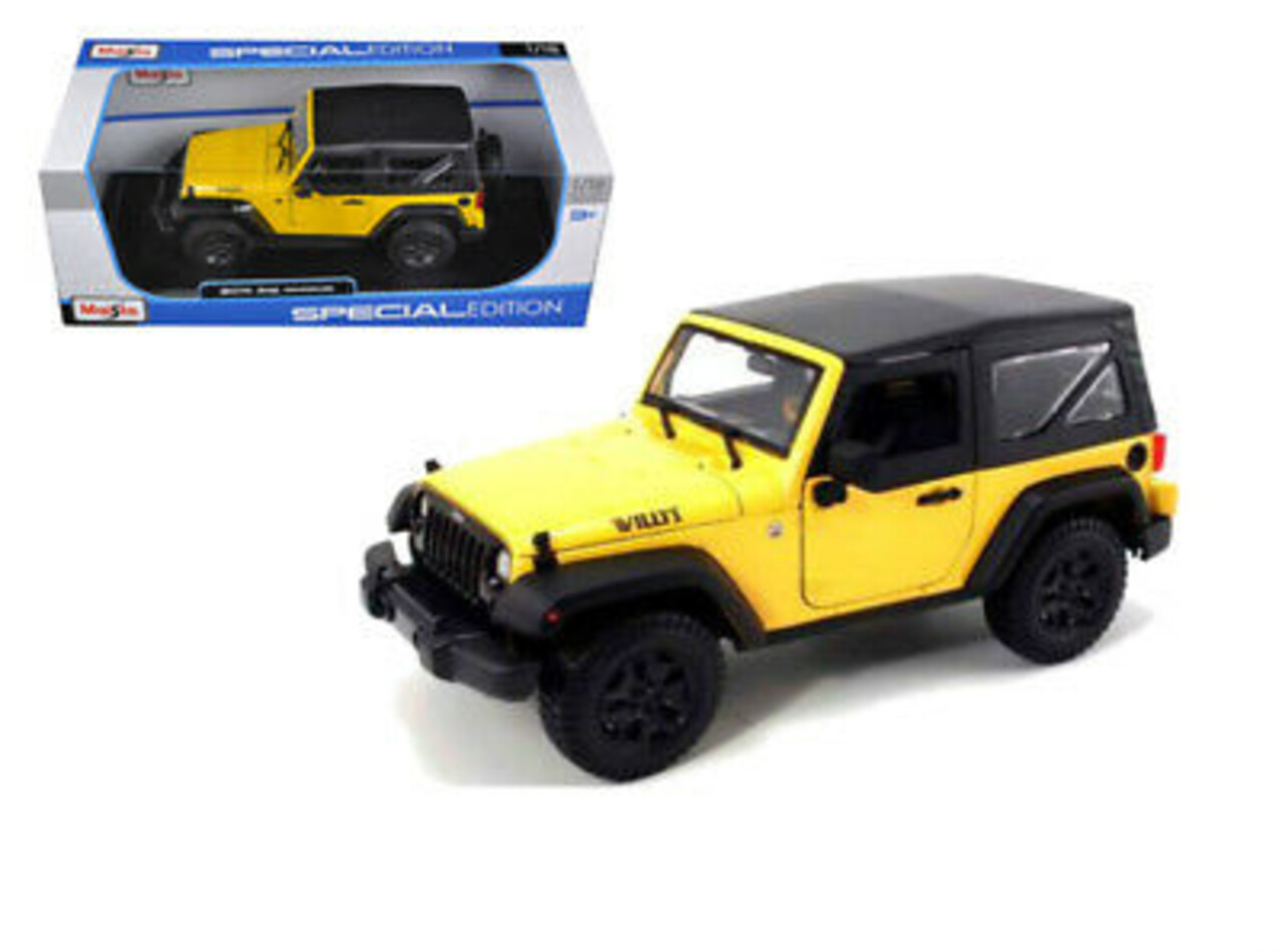 Jeep Jeep Wrangler Willy's Soft Top 2014 - 1:18 - Maisto Jeep Jeep Wrangler Willy's Soft Top 2014 - 1:18 - Maisto