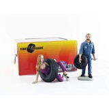 Tire Brigade Set #3 Val & Gery - 1:18 - Motorhead Miniatures