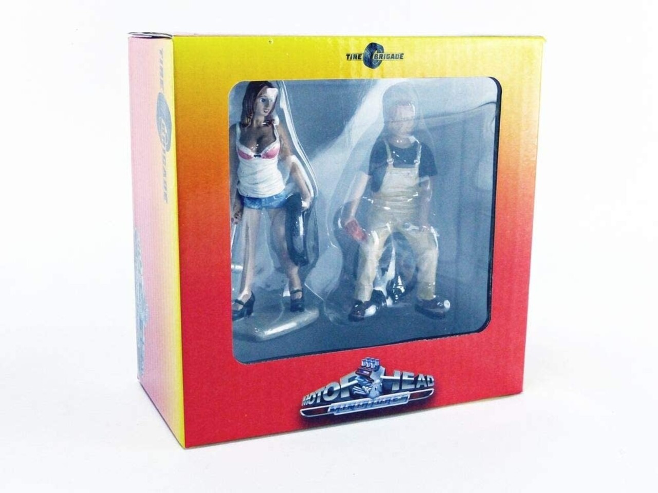 Tire Brigade Set #4 Meg & Derek - 1:18 - Motorhead Miniatures