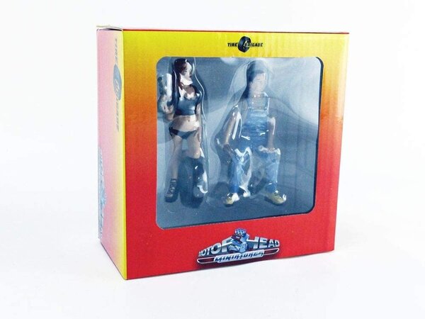 Tire Brigade Set #2 Derek & Michele - 1:18 - Motorhead Miniatures