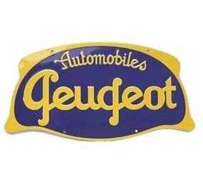 Blikken bord Tin Plate Automobiles Peugeot (32 cm x 17 cm) Blikken bord Tin Plate Automobiles Peugeot (32 cm x 17 cm)