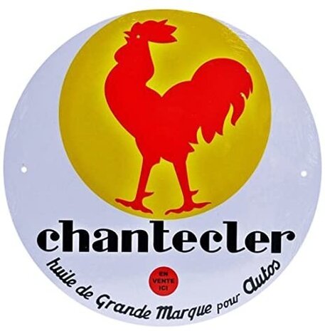 Blikken bord Tin Plate Chantecler (21 cm x 21 cm) Blikken bord Tin Plate Chantecler (21 cm x 21 cm)