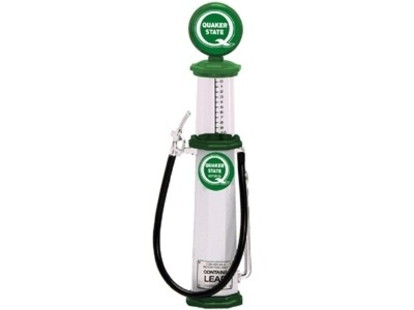 Gas Pump Replica 'Quaker State' - 1:18 - Road Signature Gas Pump Replica 'Quaker State' - 1:18 - Road Signature
