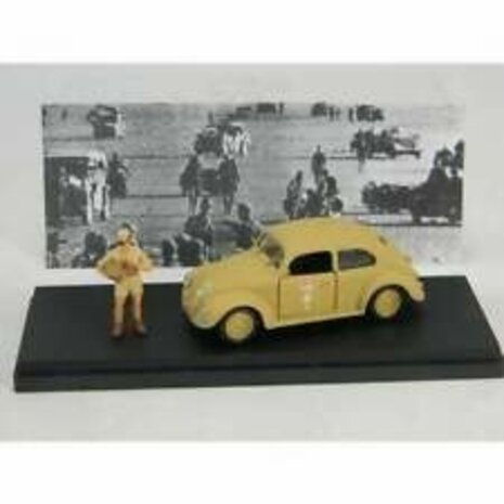 Volkswagen Volkswagen Beetle Kommandeur Afrika Korps  1941 + Figure - 1:43 - Rio