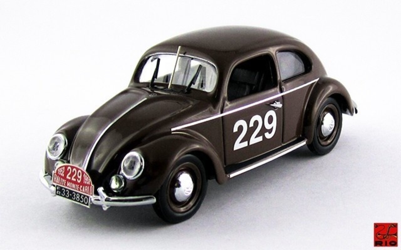 Volkswagen Volkswagen Beetle Maggiolino #229 Rally Monte Carlo 1952 - 1:43 - Rio Volkswagen Volkswagen Beetle Maggiolino #229 Rally Monte Carlo 1952 - 1:43 - Rio