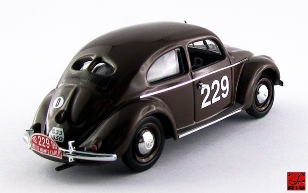 Volkswagen Volkswagen Beetle Maggiolino #229 Rally Monte Carlo 1952 - 1:43 - Rio Volkswagen Volkswagen Beetle Maggiolino #229 Rally Monte Carlo 1952 - 1:43 - Rio