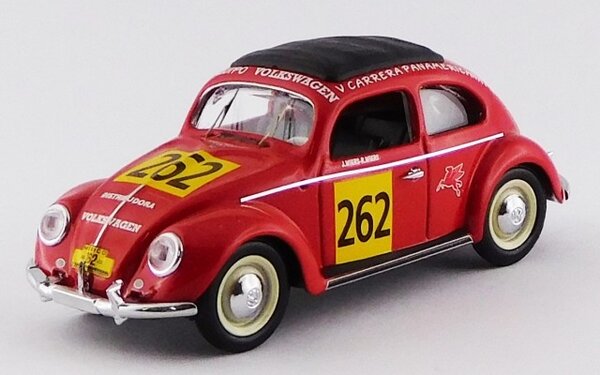 Volkswagen Volkswagen Beetle Maggiolino #262 Carrera Pannamericana 1954 - 1:43 - Rio Volkswagen Volkswagen Beetle Maggiolino #262 Carrera Pannamericana 1954 - 1:43 - Rio