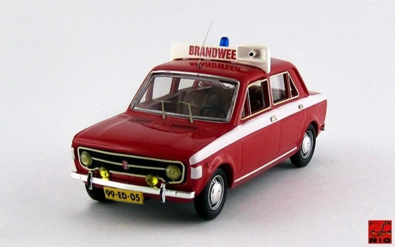 Fiat Fiat 128 4-Door Dutch Fire Department 1970 - 1:43 - Rio Fiat Fiat 128 4-Door Dutch Fire Department 1970 - 1:43 - Rio