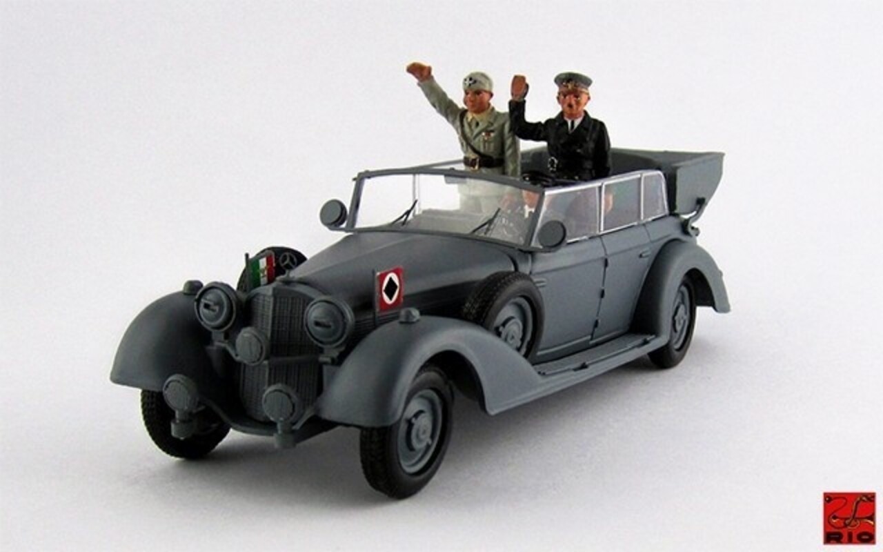 Mercedes-Benz Mercedes-Benz 770K Army Meeting Mussolini and Hitler in Germany 1938 - 1:43 - Rio Mercedes-Benz Mercedes-Benz 770K Army Meeting Mussolini and Hitler in Germany 1938 - 1:43 - Rio